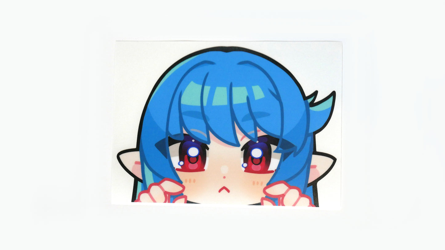 Angel's Sword Peeker Stickers