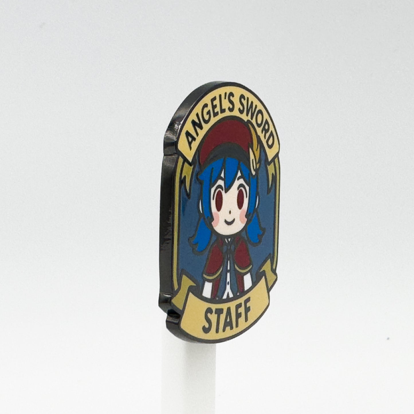 Angel's Sword Staff Enamel Pin