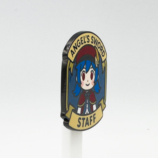 Angel's Sword Staff Enamel Pin