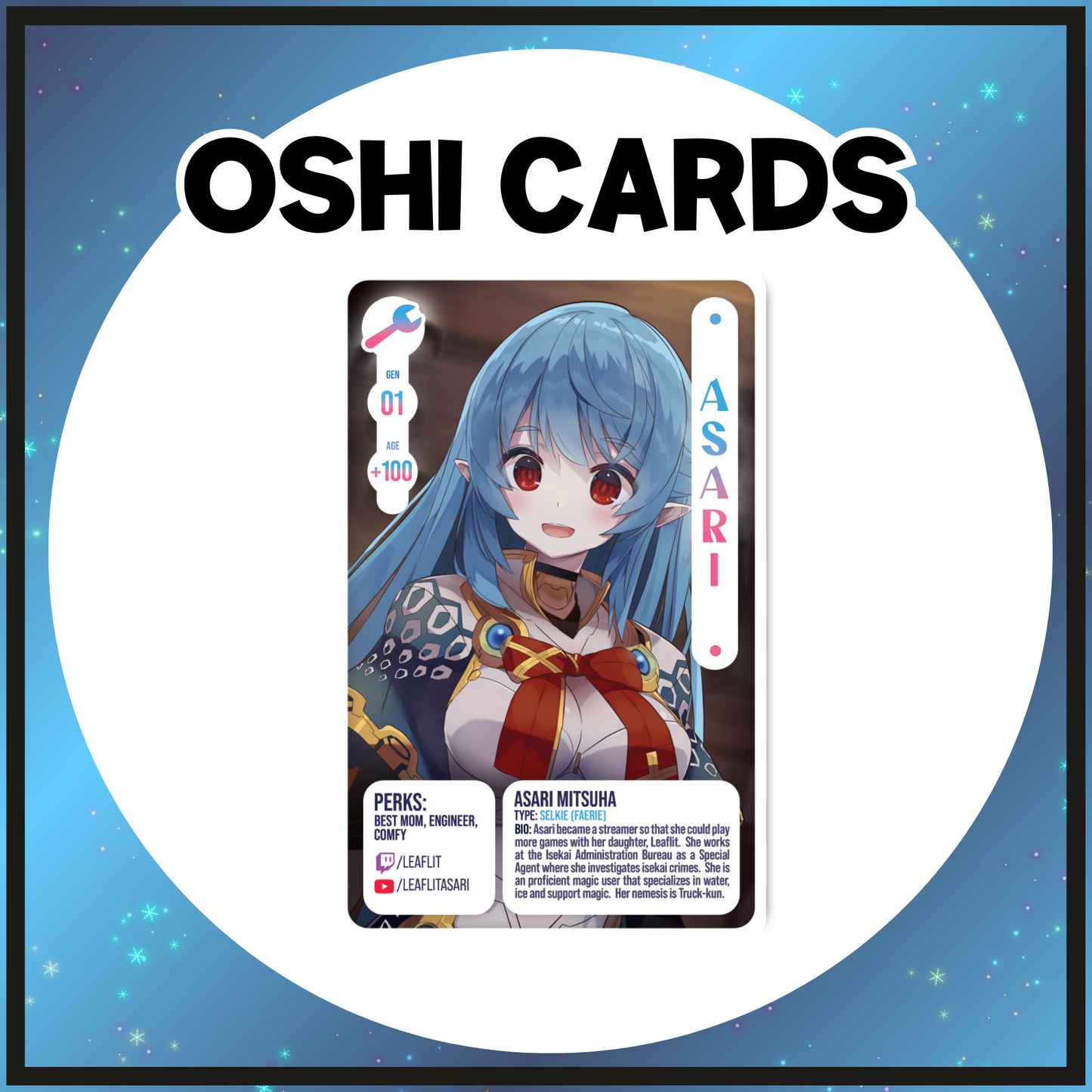 Asari Mitsuha Oshi Card GEN 01