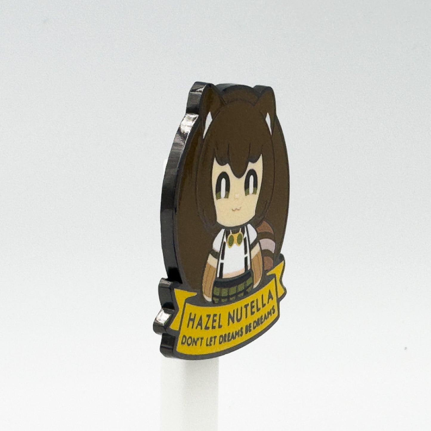 Hazel Nutella Enamel Pin