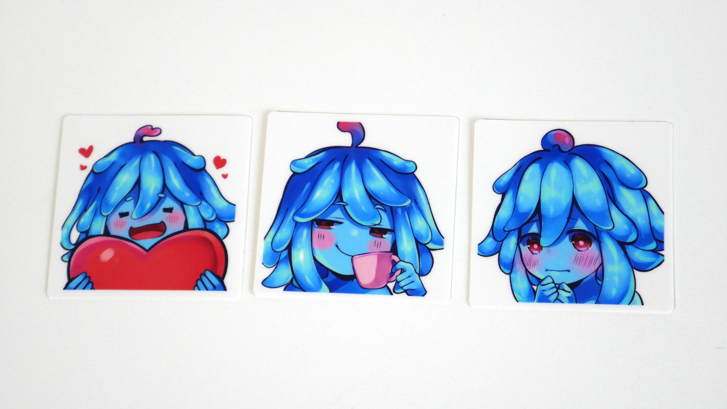 Leaflit 2" Emote Sticker Pack