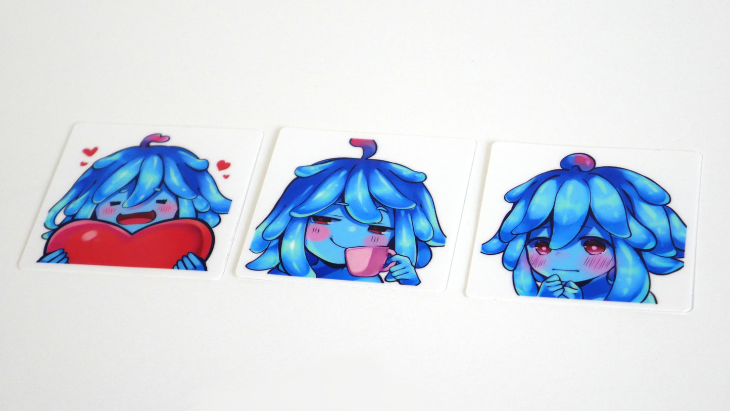 Leaflit 2" Emote Sticker Pack