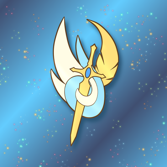 Angel's Sword Enamel Pin